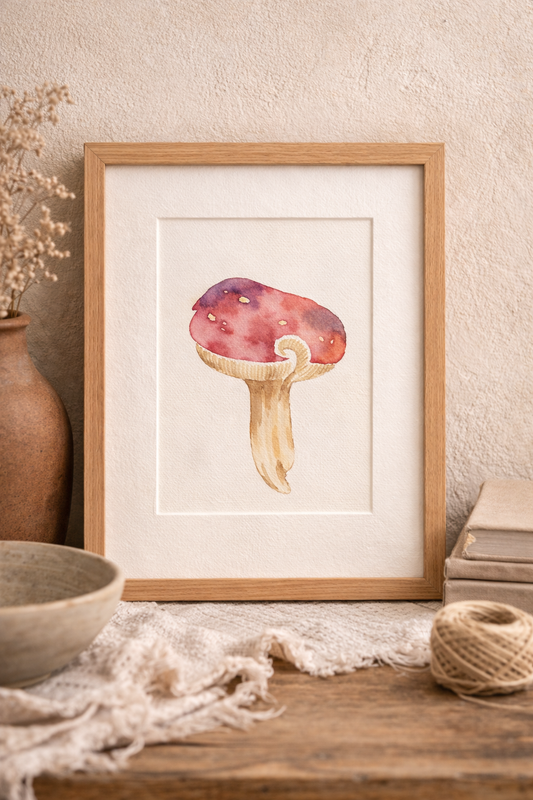 Underskov nr. 3 - akvarel print